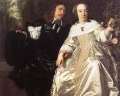 巴斯勒莫斯 范 德 赫斯特 : Abraham del Court and Maria de Keersegieter